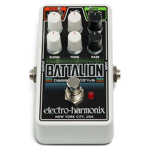Pedal Preamp Bajo/Overdrive Nano Battalion Electro Harmonix-1