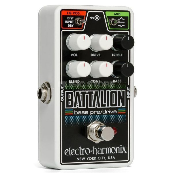 Pedal Preamp Bajo/Overdrive Nano Battalion Electro Harmonix-3