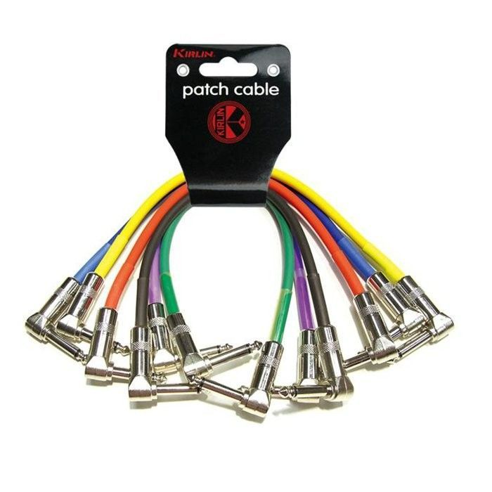 Pack 6 Cables Plug-Plug Angulo Colores 0.3 Mts Ipv6-243-1