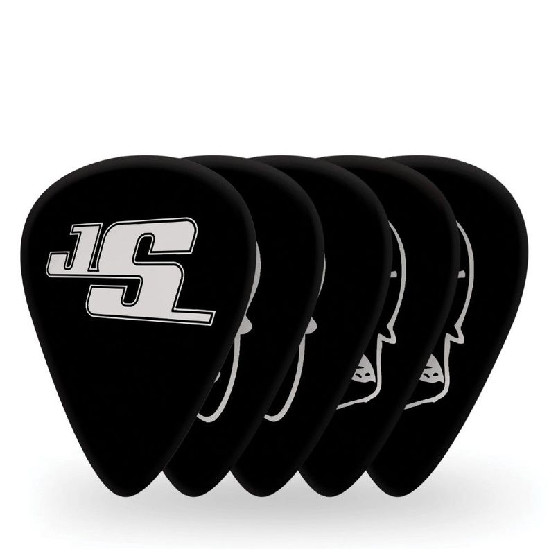 Uñetas 10 pack Satriani Black Medium UA 1CBK4-10JS Daddario-0