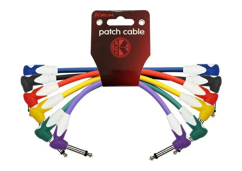 Pack 6 Cables Plug-Plug Angulo Colores 0.3 Mts Lg6-243-6-0