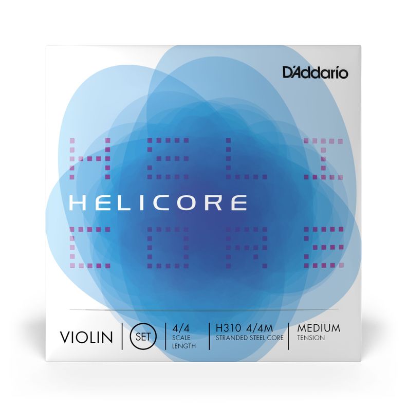 Set de cuerdas Violín 4/4 Helicore Med H310 4/4M Daddario-1