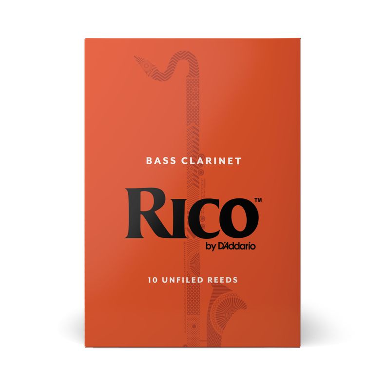 Caña Clarinete Bajo 2.5 pack 10 Rico REA1025 Daddario-1