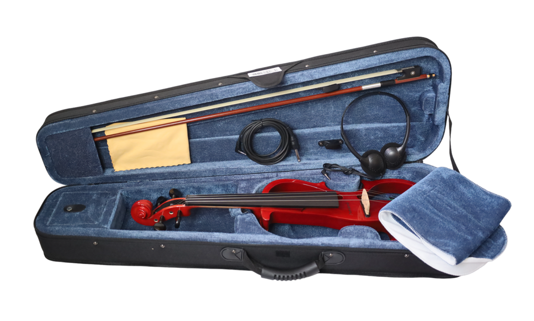 Violín Eléctrico Livorno 4/4 Rojo LIV-E-41RD-4