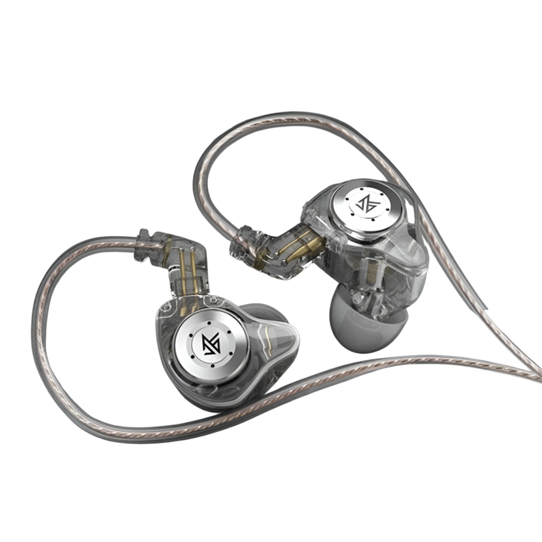 Audifonos In-Ear EDX PRO-MIC KZ Au Transparente