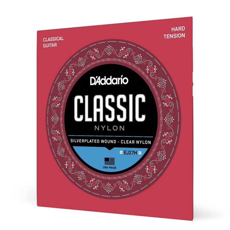 Set de cuerdas Guitarra Clásica EJ27H Hard Tension Daddario-0