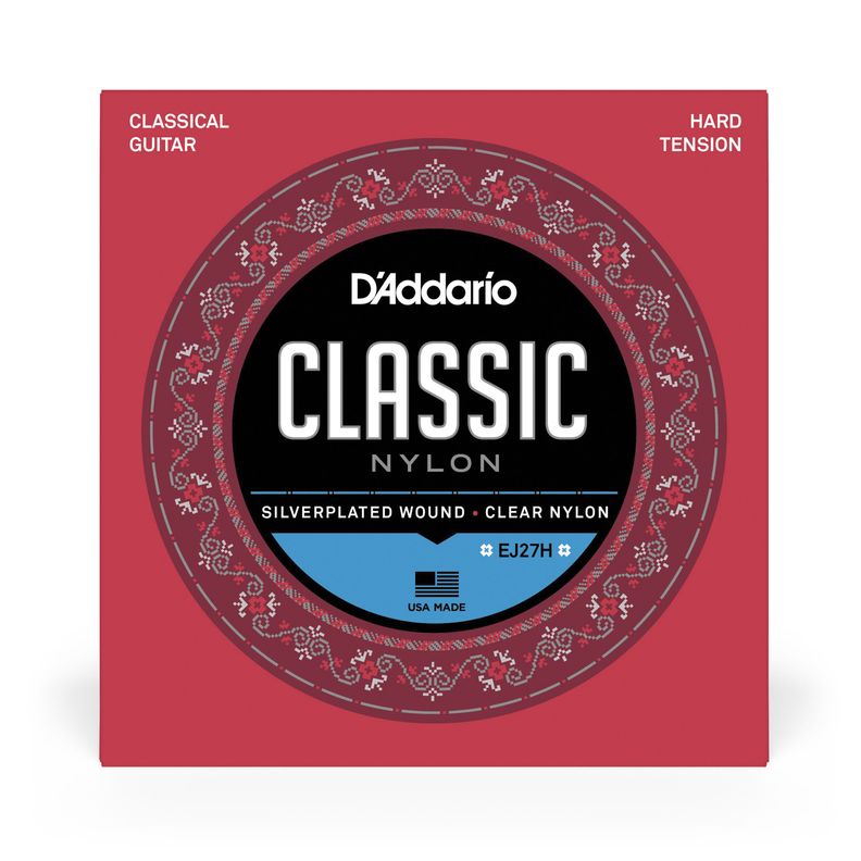 Set de cuerdas Guitarra Clásica EJ27H Hard Tension Daddario-1