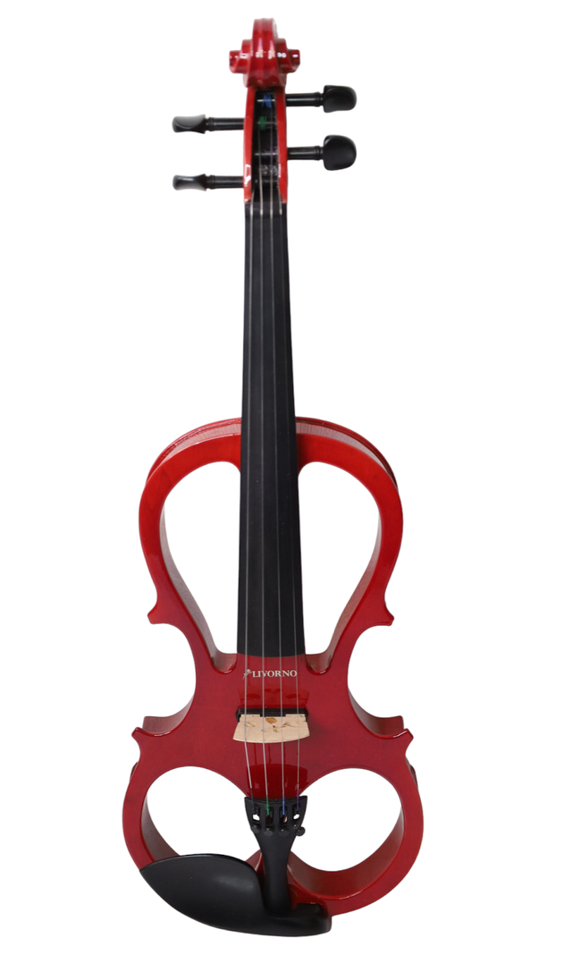 Violín Eléctrico Livorno 4/4 Rojo LIV-E-40RD-0
