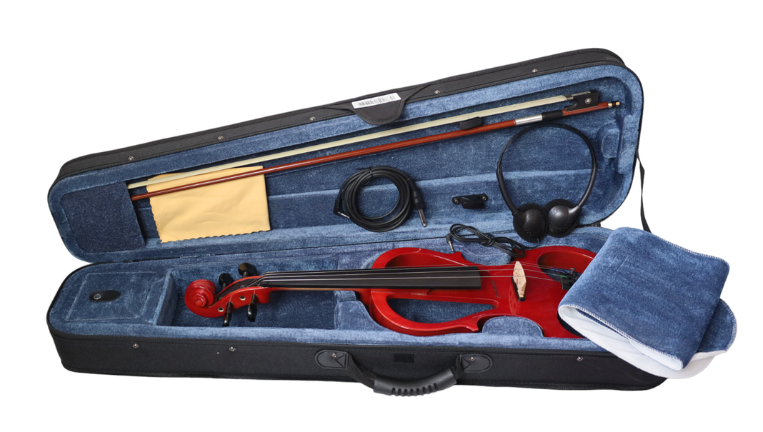 Violín Eléctrico Livorno 4/4 Rojo LIV-E-40RD-4