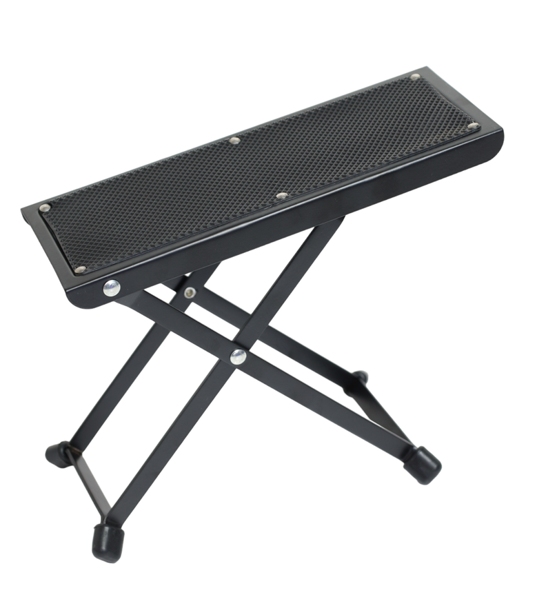 Soporte Para Pie Apoyapie Guitarra Plegable Taurus TAU-022 Negro
