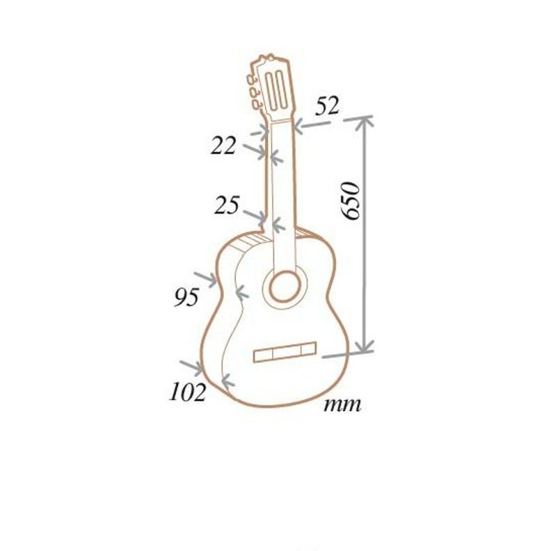 Guitarra Clásica Almansa CEDRO/ABETO 401-1