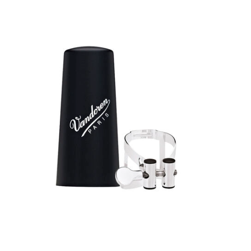Abrazadera clarinete Sib SILVER -M/O- tapa plastic Vandoren-0