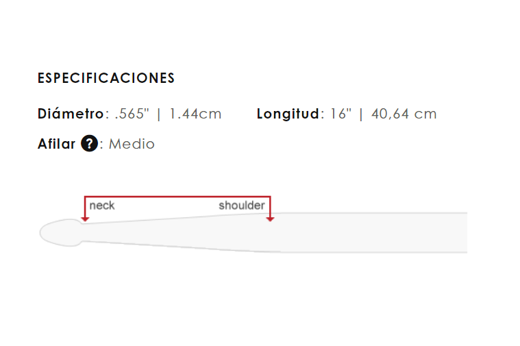 Baquetas Vic Firth 5A American Classic Punta de Nylon-3