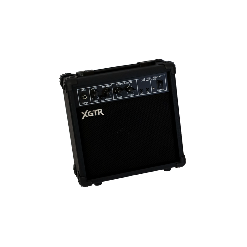 Pack Guitarra Eléctrica Left Hand Black ST111, Amp 15w XGTR-3