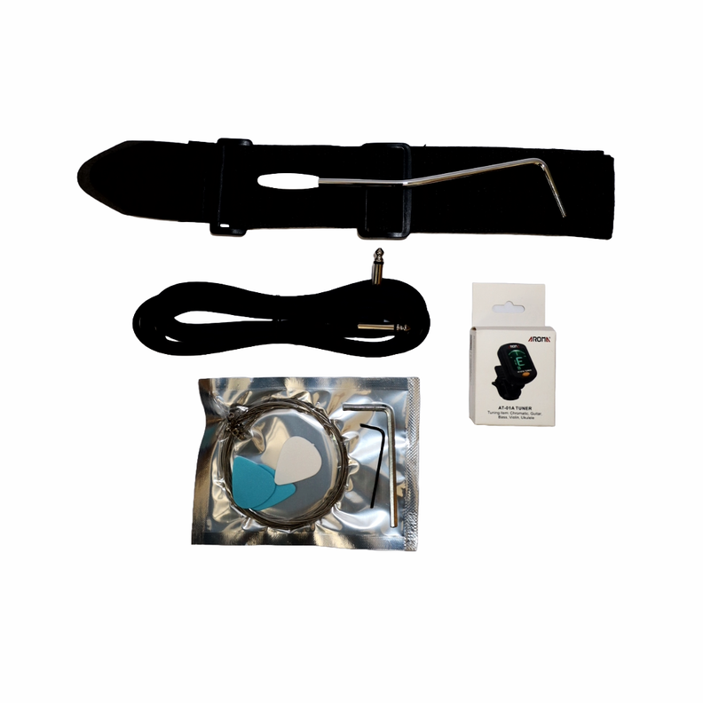 Pack Guitarra Eléctrica Left Hand Black ST111, Amp 15w XGTR-6