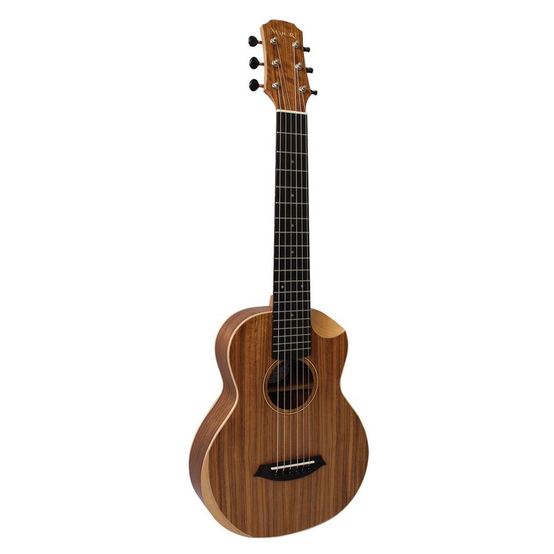 Guitarlele Mahori Walnut Solid Cutaway Mah-45Cw + Funda Cafe
