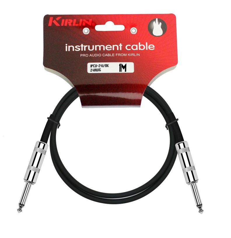 Cable De Instrumento Kirlin 1M Ipcv-241-1 Negro