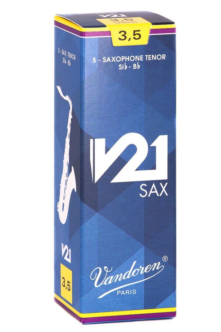 Caja de canas Saxo Tenor V21 N. 3.5 SR8235 Vandoren Cafe