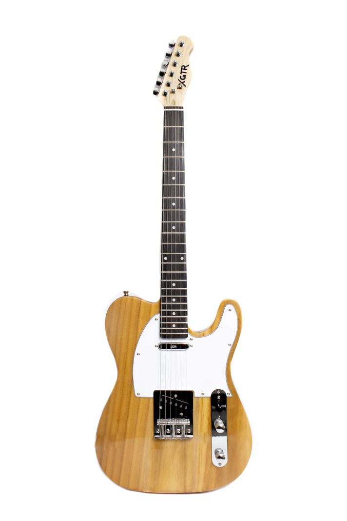 Guitarra Electrica XGTR Telecaster Natural TL100-NT Beige Natural