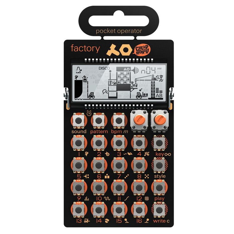 Te Pocket Operator Po-16 Factory Negro