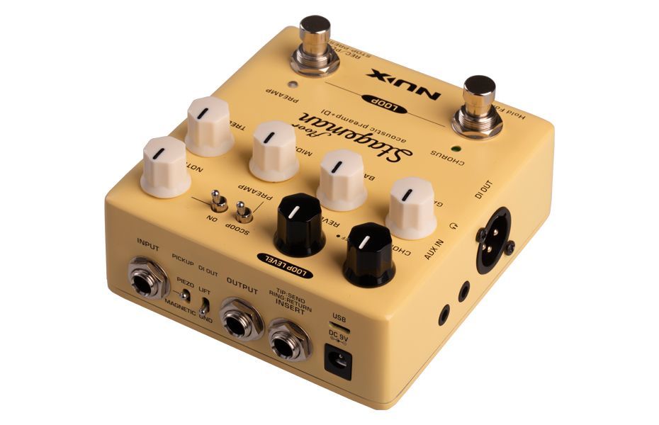 Preamplificador NUX de Guitarra Acústica Stageman Floor NAP-5-1