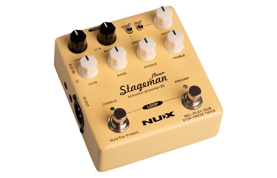 Preamplificador NUX de Guitarra Acústica Stageman Floor NAP-5-3