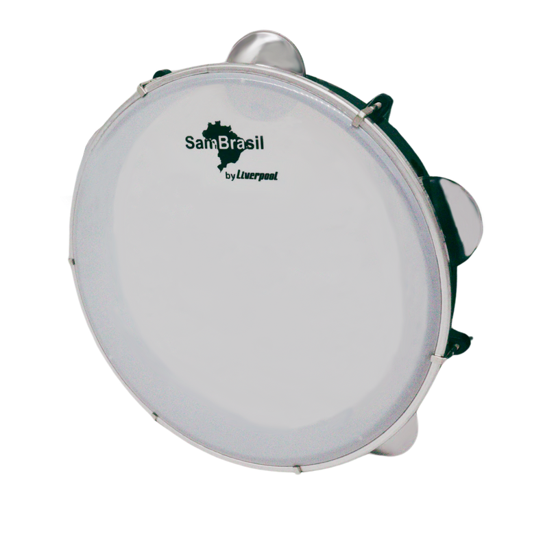 Pandero Standard SamBrasil 10" 11268 Liverpool Blanco