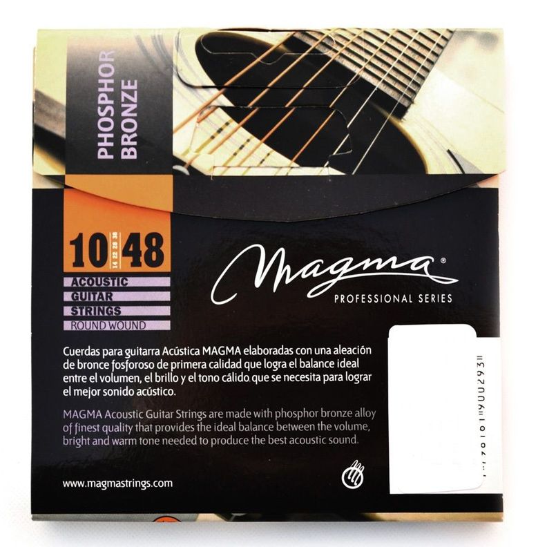 Set Cuerdas Guitarra Acustica GA120PB Magma-1