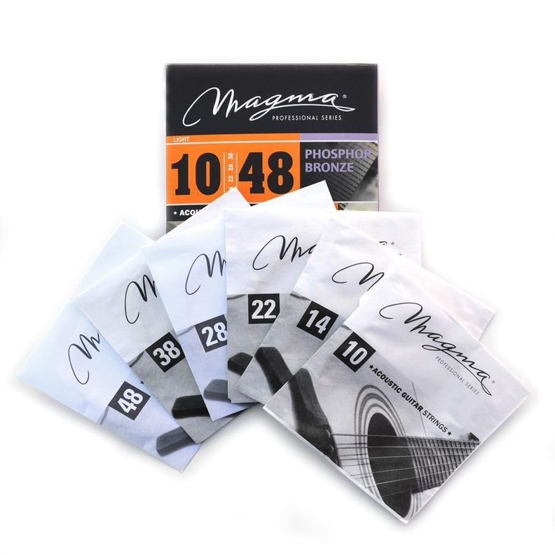 Set Cuerdas Guitarra Acustica GA120PB Magma-2