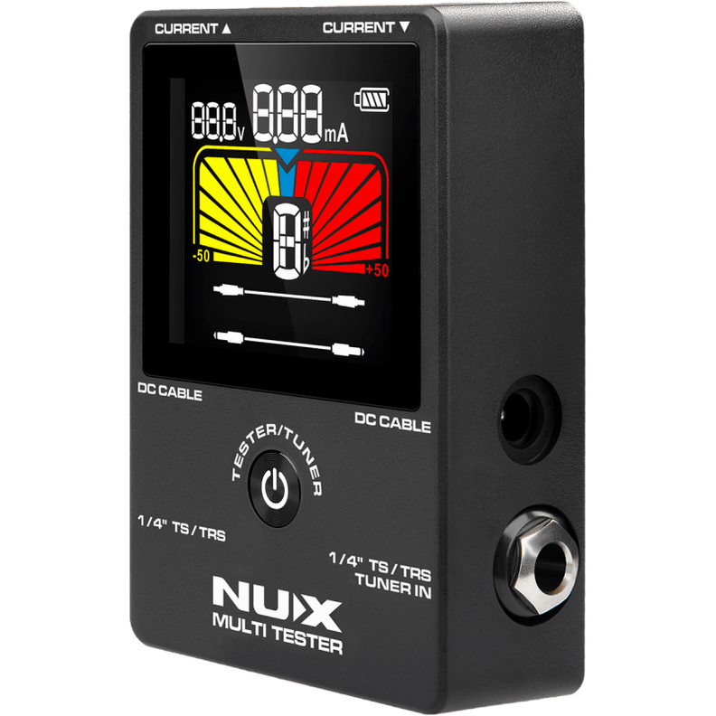 Multi tester cables y afinador 4en1 NMT-1 Nux Negro