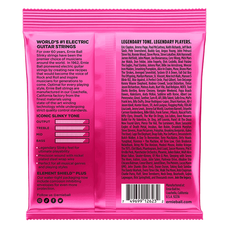 Cuerdas Guitarra Eléctrica de 7 Super Slinky Ernie Ball 9-52 2623-1