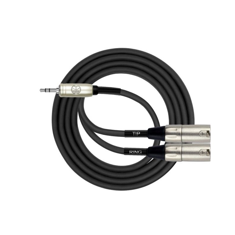 Cable Y Miniplug-2Xlr Macho 1M Y-370Pr-1M Negro