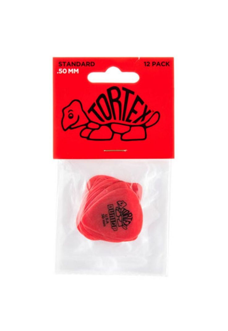 Uñetas Dunlop 418 Tortex Standard 0.50 Pack 12un-2