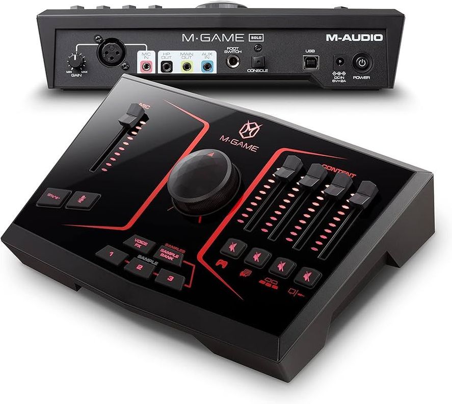 Interfaz De Audio Usb Para Streaming M-Game Solo M-Audio-1