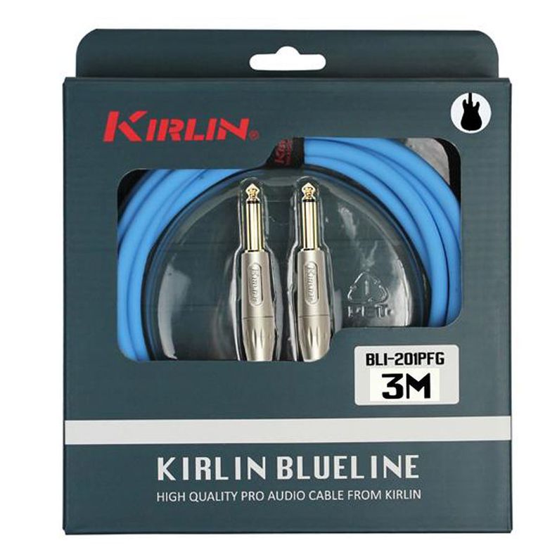 Cable Instrumento Plug-Plug Blueline Bli-201Pfg 3 Mts Azul