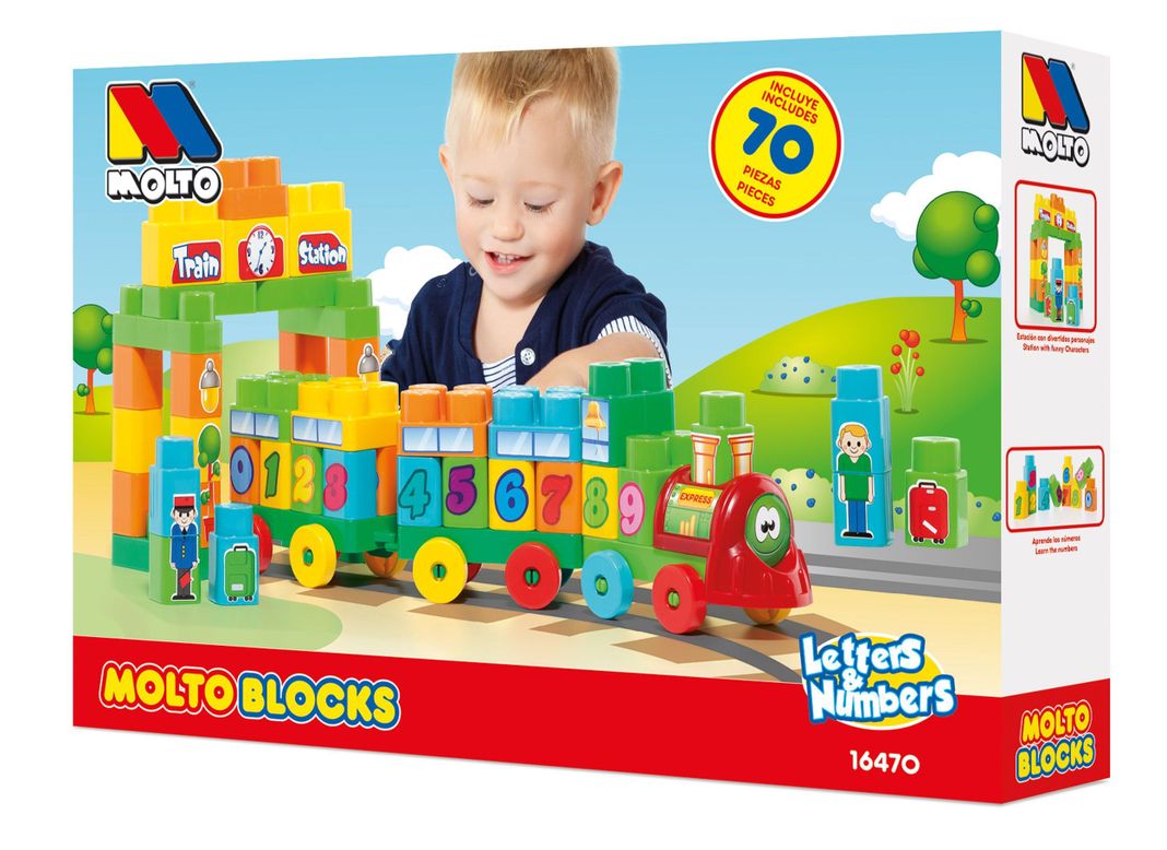 Tren Bloques 70 pcs. - Molto-5