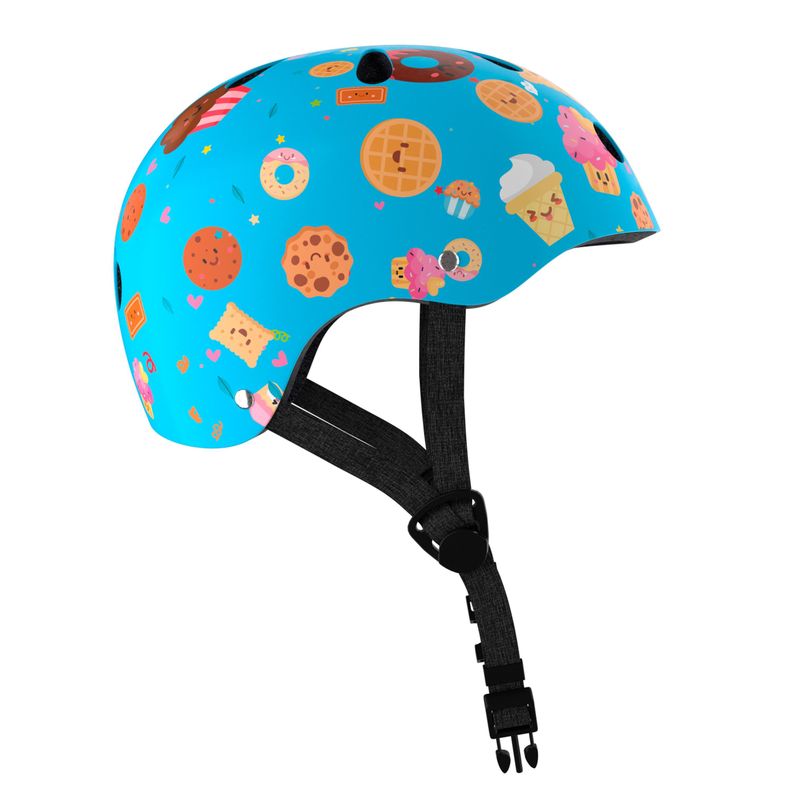 Casco Infantil Para Niños Turquesa Biscuit MOLTO-0