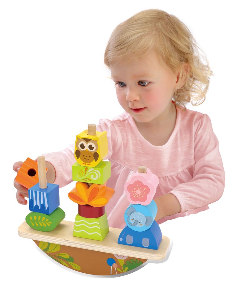Juguete Balancin De Madera Activity Stacker MOLTO-1