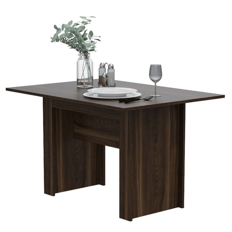 MESA DE COMEDOR FM-007O CAFÉ OSCURO-3