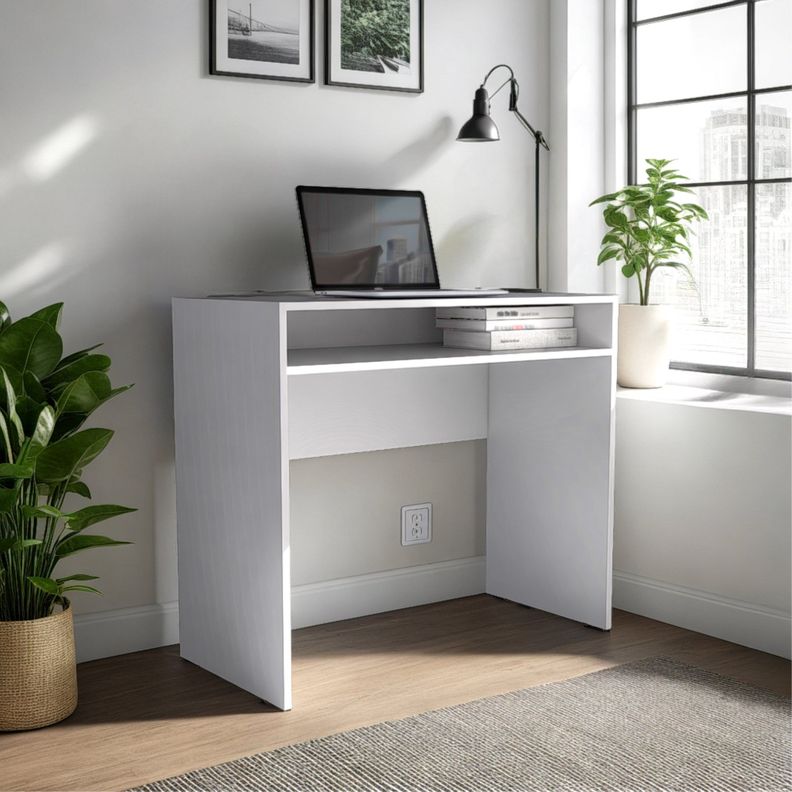 ESCRITORIO 1 REPISA 89,2X77X42,3 CM FM-053B BLANCO-4
