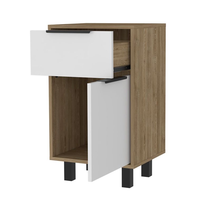 VELADOR 1 CAJÓN 1 PUERTA FM-002C - CAFE CLARO-1