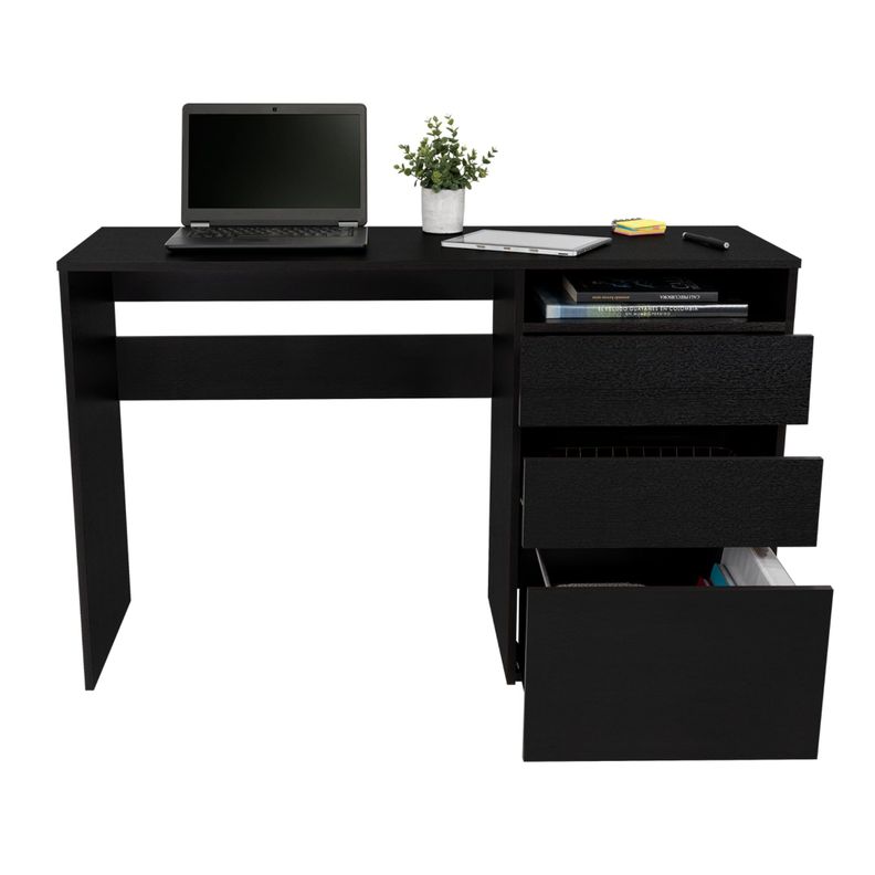 ESCRITORIO 3 CAJONES FM-049N - NEGRO-2