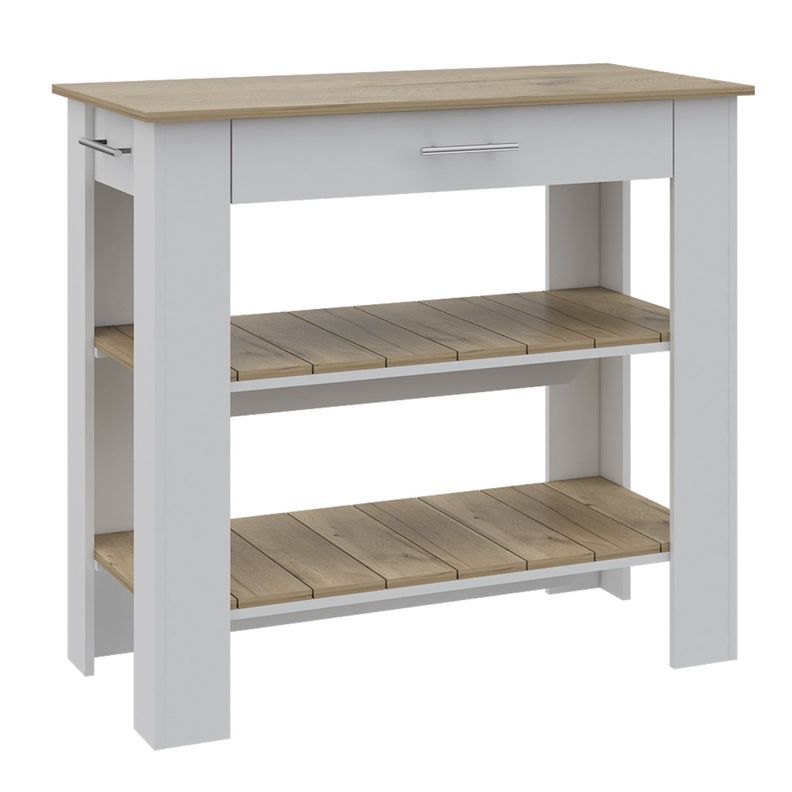 ISLA DE COCINA 101x93x50 CM FM-008B BLANCO-1