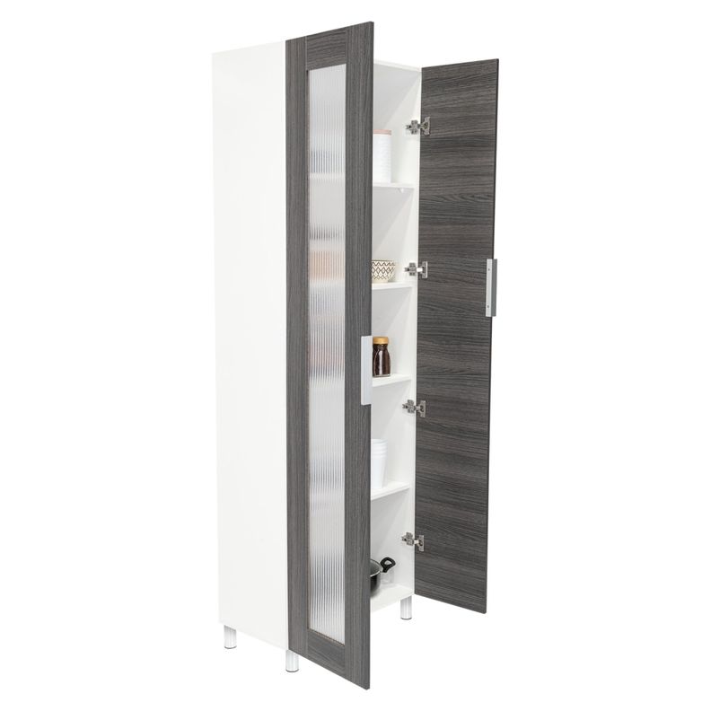 DESPENSA 2 PUERTAS FM-003G GRIS Y BLANCO-3