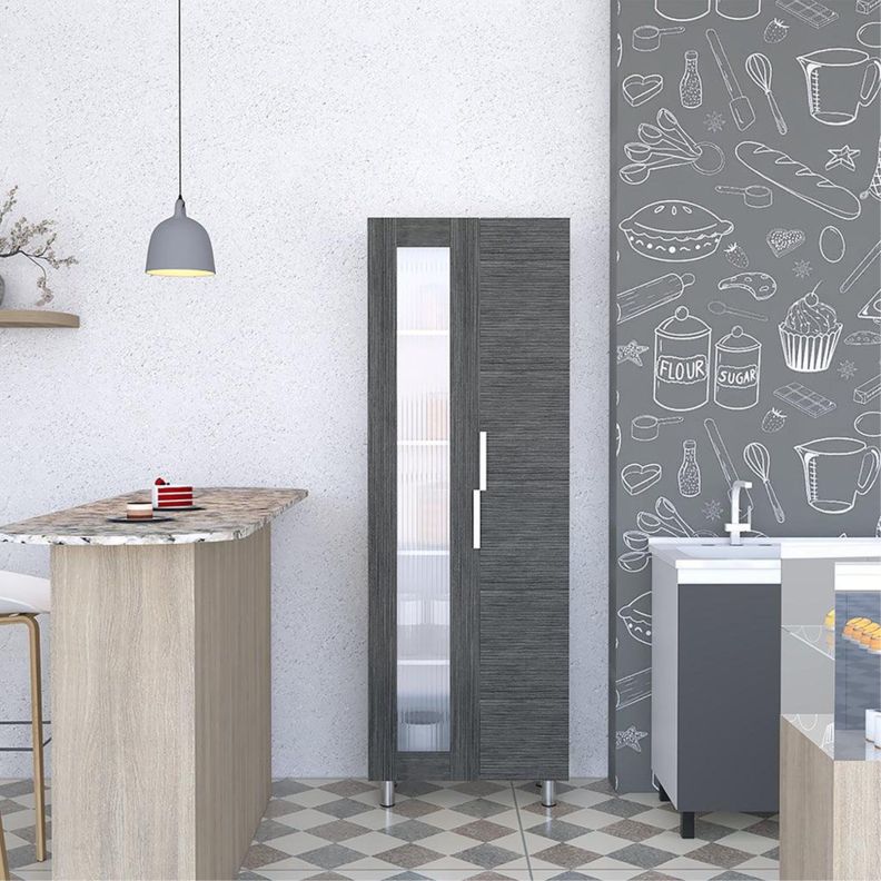 DESPENSA 2 PUERTAS FM-003G GRIS Y BLANCO-4