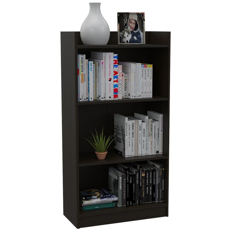 BIBLIOTECA ESTANTE 4 REPISAS  FM-009N NEGRO-2