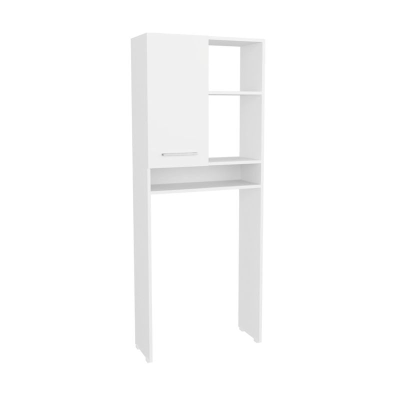Estante Wc 1 Puerta 3 Repisas Fm-012B Blanco-0