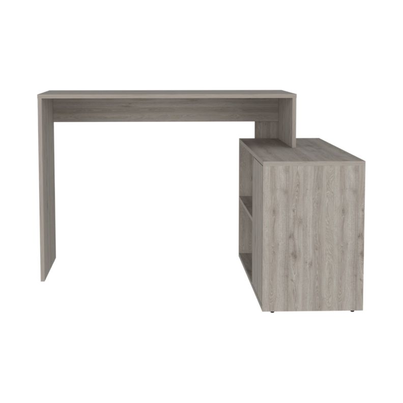 ESCRITORIO EN L 1 PUERTA 116,6X100X73,6 CM FM-033G GRIS-1
