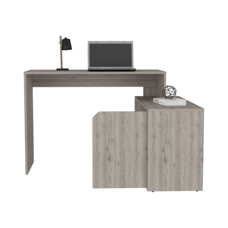 ESCRITORIO EN L 1 PUERTA 116,6X100X73,6 CM FM-033G GRIS-3