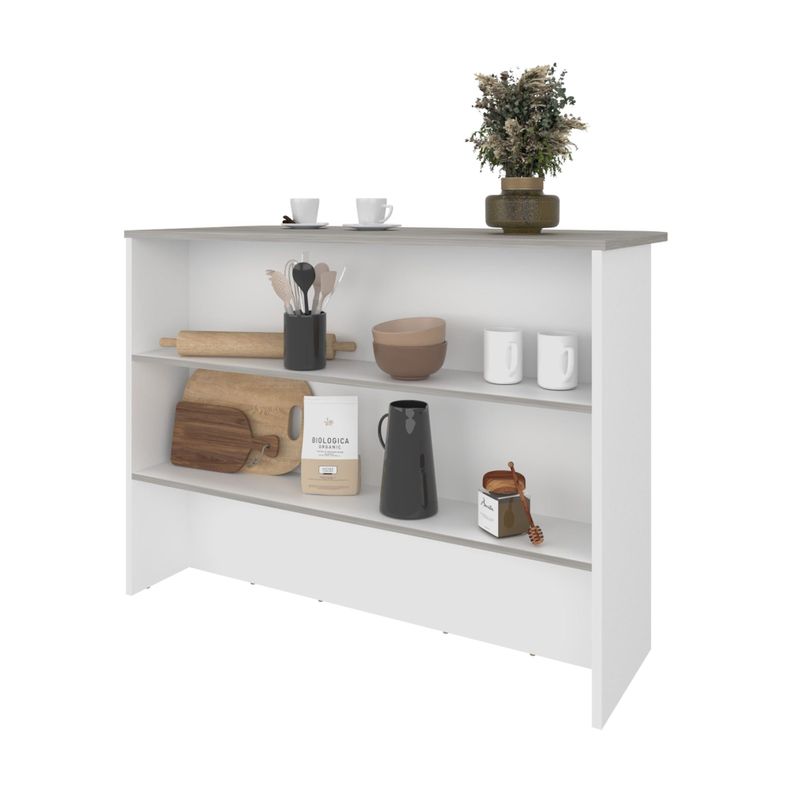 ISLA COCINA 120X60X90 CM FM-003G GRIS-3